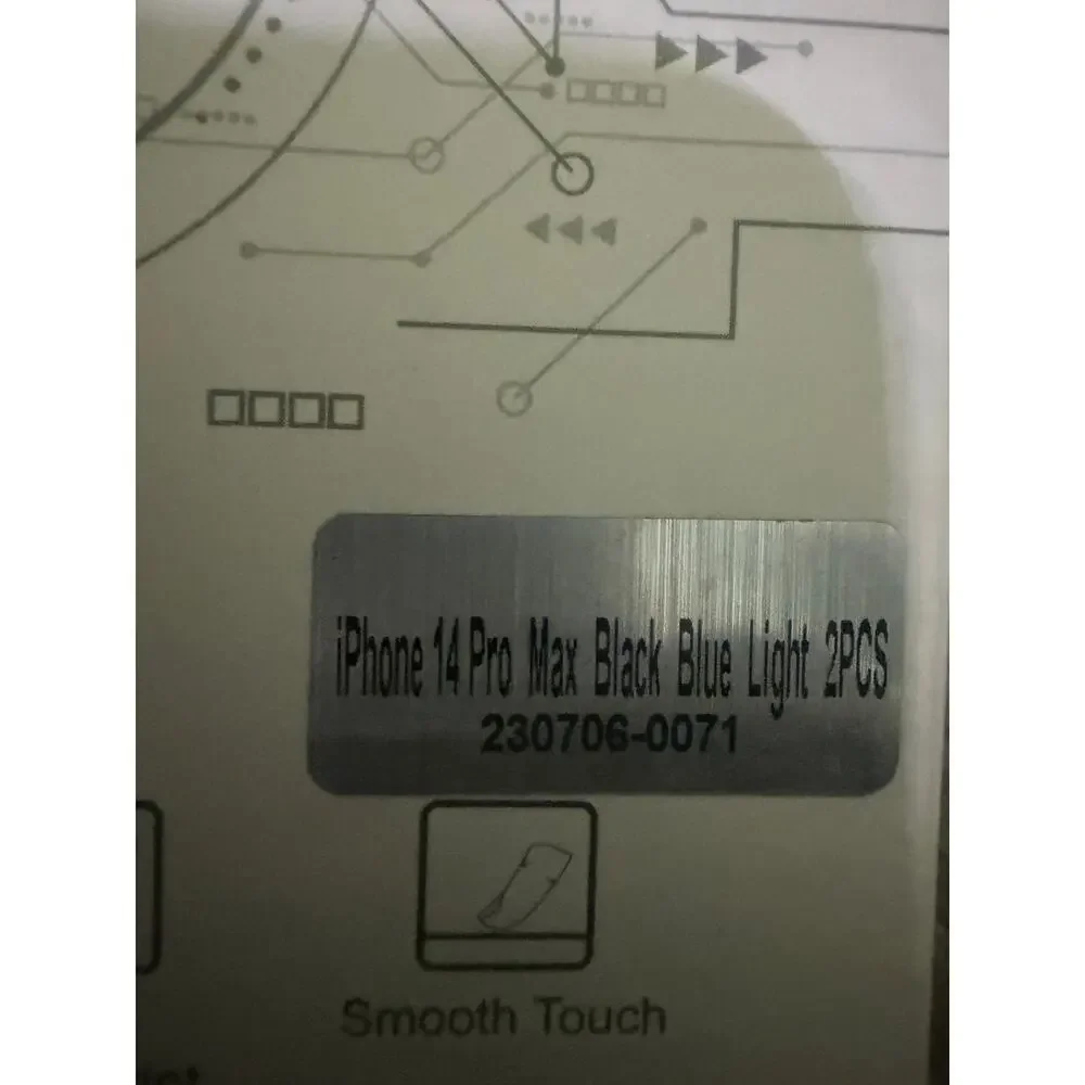 MOCOLL 2PCS x3 pack for iPhone 14 Pro Max Screen Protector Tempered Glass